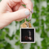 Schwarzes auf Schwarzem Schlüsselanhänger (Hand)