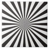 SCHWARZES AUF WEISSEM ENTWURF FLIESE (Vorderseite)