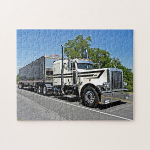 Schwarzes auf weißem Peter-Puzzlespiel Puzzle