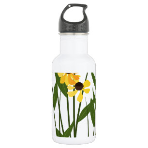 Schwarzes Auge Susan-Blume Trinkflasche
