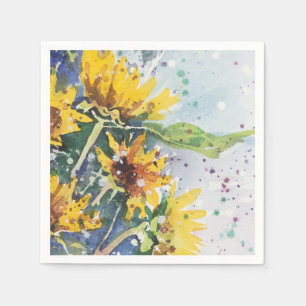 Schwarzes Augen-Susan-Partyservietten Serviette