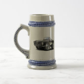 Schwarzes Auto 1956-57 Korvette Bierglas (Links)