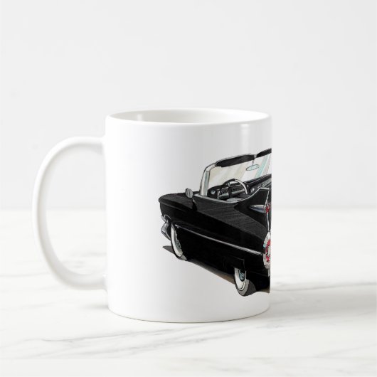 Schwarzes Auto 1959 Cadillacs Kaffeetasse (Links)