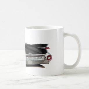 Schwarzes Auto 1959 Cadillacs Kaffeetasse