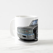 Schwarzes Auto 1967 Coronet Funktelegrafie Kaffeetasse (Vorderseite Links)
