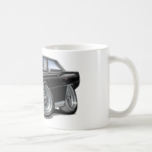 Schwarzes Auto 1967 Coronet Funktelegrafie Kaffeetasse