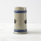 Schwarzes Auto 1969 Buicks GS Bierglas (Mittel)
