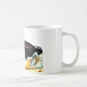 Schwarzes Auto 1970 Plymouths Cuda Kaffeetasse