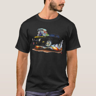 Schwarzes Auto 1974-76 Transportes morgens T-Shirt