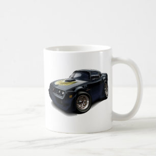 Schwarzes Auto 1979-81 Transportes morgens Kaffeetasse