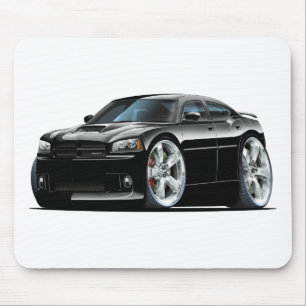 Schwarzes Auto 2006-10 des Ladegerät-SRT8 Mousepad