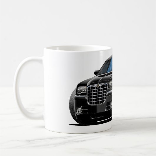 Schwarzes Auto Chryslers 300 Kaffeetasse (Links)