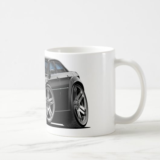 Schwarzes Auto Chryslers 300 Kaffeetasse (Rechts)