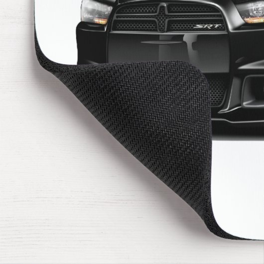 Schwarzes Auto des Dodge-Ladegerät-SRT8 Mousepad (Ecke)