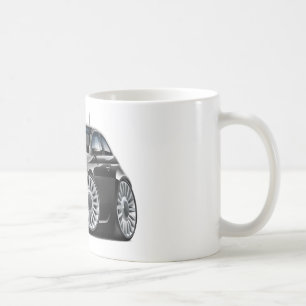 Schwarzes Auto Fiats 500 Kaffeetasse