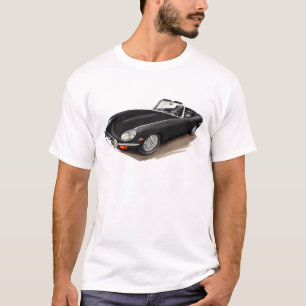 Schwarzes Auto Jaguars XKE T-Shirt