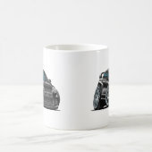 Schwarzes Auto Mitsubishis Evo Kaffeetasse (Mittel)