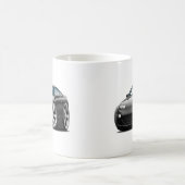 Schwarzes Auto Nissans 300ZX Kaffeetasse (Mittel)