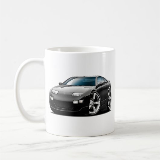 Schwarzes Auto Nissans 300ZX Kaffeetasse (Links)