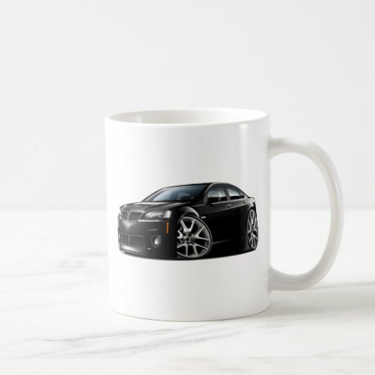 Schwarzes Auto Pontiacs G8 GXP Kaffeetasse (Rechts)