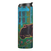 Schwarzes Auto Thermosbecher (Nach links gedreht)