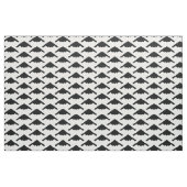 Schwarzes B-2 Spirit Stealth Bomber Muster auf Wei Stoff (Fat Quarter (45,7 x 55,9 cm))