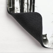 Schwarzes Bambuswald Tinte Malerei Mousepad (Ecke)