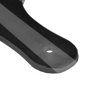 Schwarzes Band-Bewusstsein auf vertikalen Streifen Schneidebrett (Ecke)