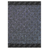 Schwarzes Band-Bewusstseins-Mitternachtsblau Tischdecke (Vorderseite)