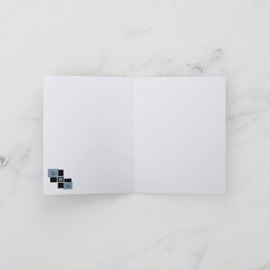 Schwarzes Band Karte (Innenseite)