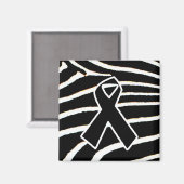 Schwarzes Band Magnet (Vorderseite/Rückseite)