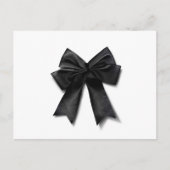 Schwarzes Band Postkarte (Vorderseite)