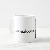 Schwarzes Basenjaloosa Kaffeetasse (Vorderseite Links)