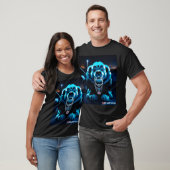 schwarzes Baumwollhemd T-Shirt (Unisex)