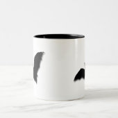 Schwarzes Becken Zweifarbige Tasse (Mittel)
