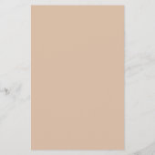 Schwarzes Beige Luxus-QR-Code Termin-Erinnerung Flyer (Hinten)