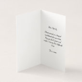 Schwarzes Beileid-Floral (Innenseite)