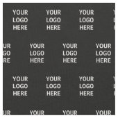 Schwarzes, benutzerdefiniertes Firmenlogo Stoff (Nahaufnahme)