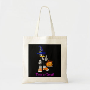 Schwarzes benutzerdefiniertes Halloween-Leckerei-T Tragetasche