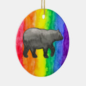 Schwarzes betreffen keramik ornament (Rechts)