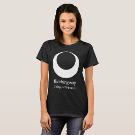 Schwarzes Birthingway Logo T-Shirt