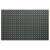 Schwarzes Blau Gelbes Punkte-Design  Stoff (Yard (91,4 cm))