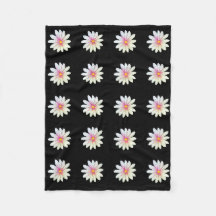 Schwarzes Blumenmuster