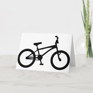 schwarzes Bmx-Fahrrad Karte
