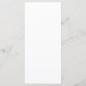 Schwarzes Bogen Champagner-Turm Hochzeitsprogramm  Menükarte (Rückseite)