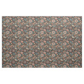 Schwarzes Bohemisches Blumengewebe Stoff (Fat Quarter (45,7 x 55,9 cm))
