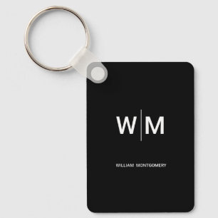 Schwarzes Branded-Logo   Unternehmen Geschäftsbetr Schlüsselanhänger