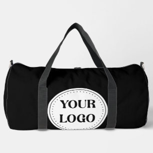 Schwarzes Branding-Logo Unternehmensgeschäftsfir Duffle Bag
