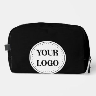 Schwarzes Branding-Logo Unternehmensgeschäftsfir Waschbeutel