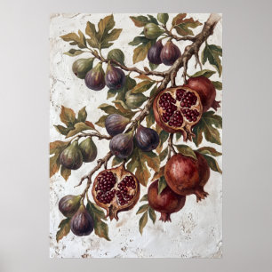 Schwarzes braunes Erde-Textur-Plakat Poster